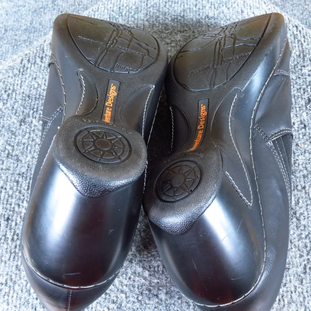 JBU Jambu Trail Women Wedge Slip On Shoes‎ Size 9.5 Casual Walking Black Vegan